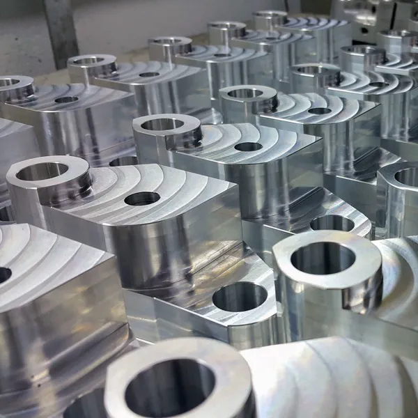 CNC-gefräste Aluminiumteile mit Kugellagern – Montagebaugruppe