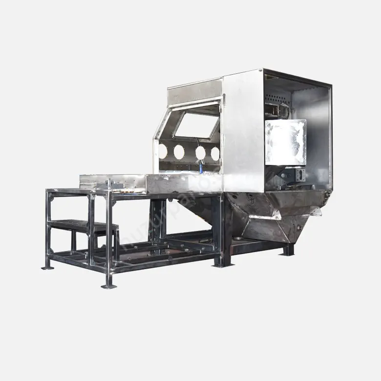 3D-CAD-Modell eines verstärkten Maschinenrahmens