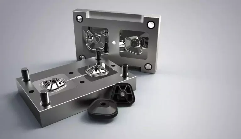 CAD-Design auf Monitor – 3D-Modellierung eines Maschinenbauteils